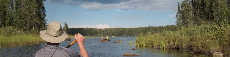 Paddling at Woodland Caribou Provincial Park