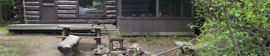 rain lake ranger cabin exterior algonquin