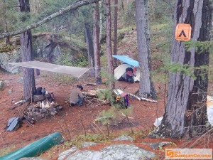 Algonquin Backcountry Campsites