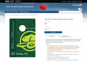 How to order your free 2017 Discovery Pass from Parks Canada