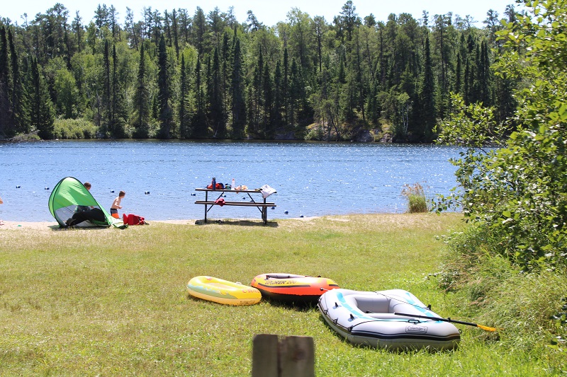Beach on Dogtooth Lake_Rushing River Provincial Park