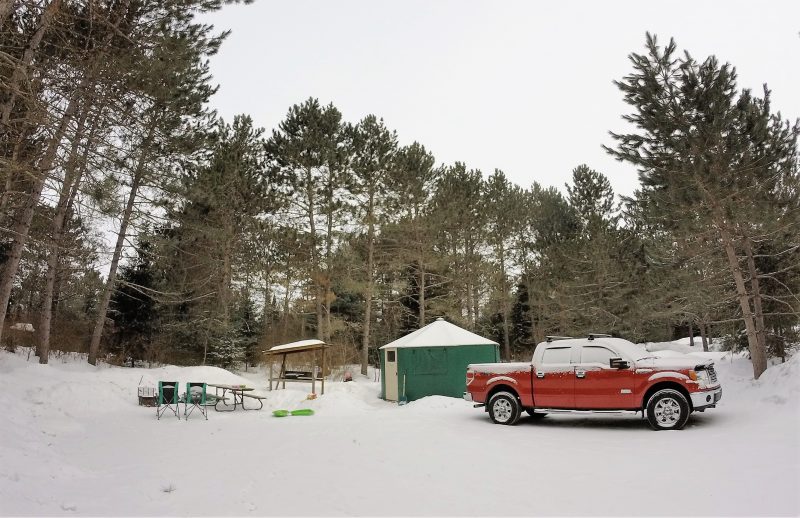 Mew Lake Winter Yurt