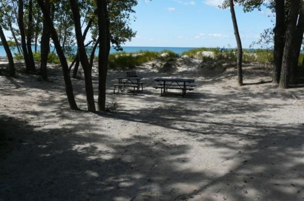 Outlet River A & B Campgrounds, Sandbanks